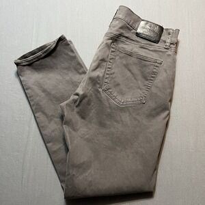 Lucky Brand 121 Slim Straight Jeans Mens 34x30 Gray Denim Pants Stretch